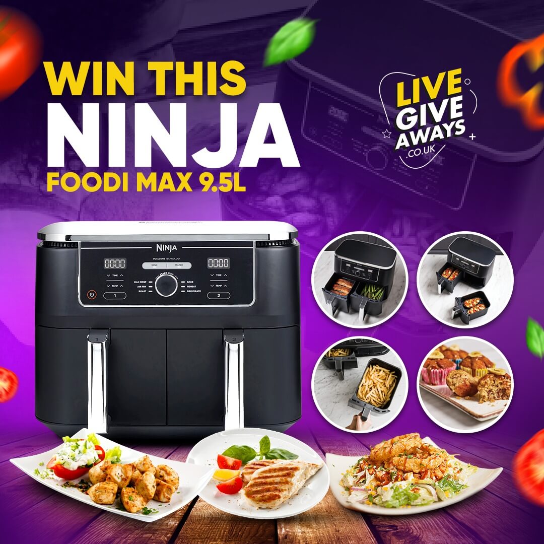 Ninja Foodi Air Fryer - Dual Zone MAX 9.5L AF400UK