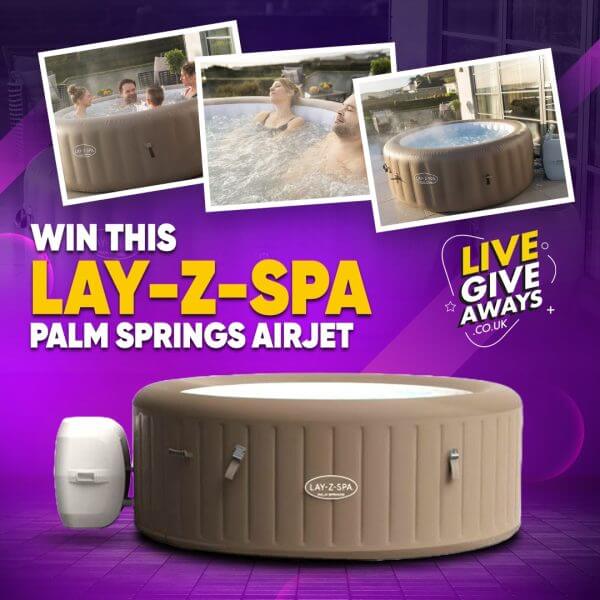 LayZSpa Palm Springs 140 AirJet 46 Person Spa + InSpire Premium