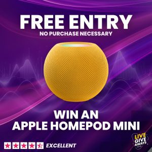 FREE ENTRY COMPETITION - Apple HomePod Mini