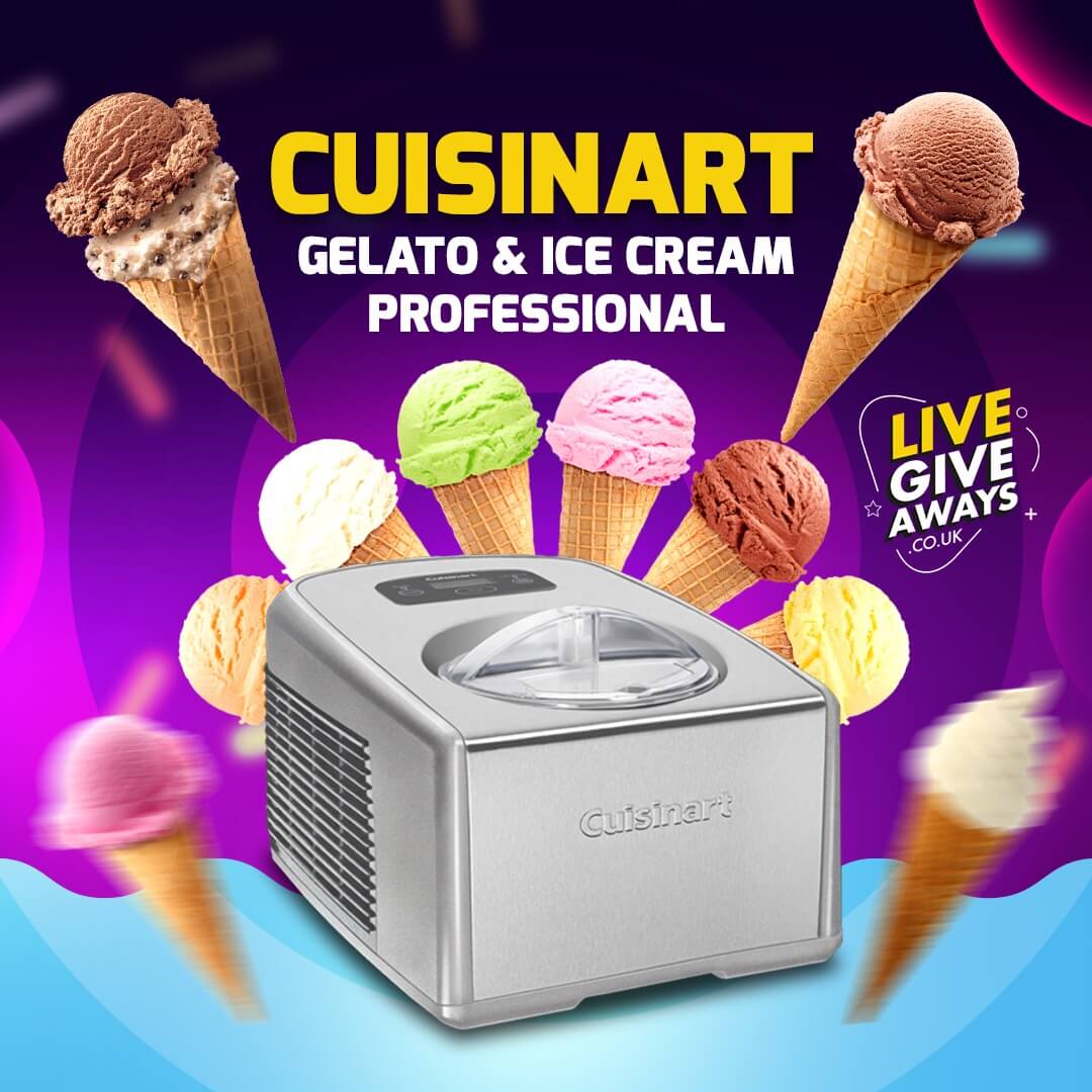 Cuisinart Gelato & Ice Cream Professional Maker Live Giveaways
