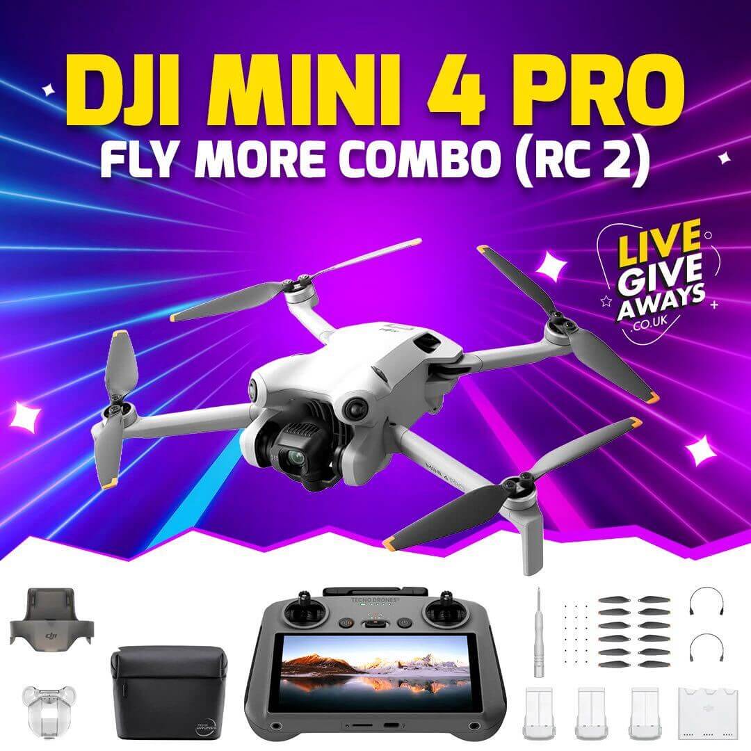 DJI Mini 4 Pro Fly More Combo with DJI RC 2 Controller + Extras! – Live ...