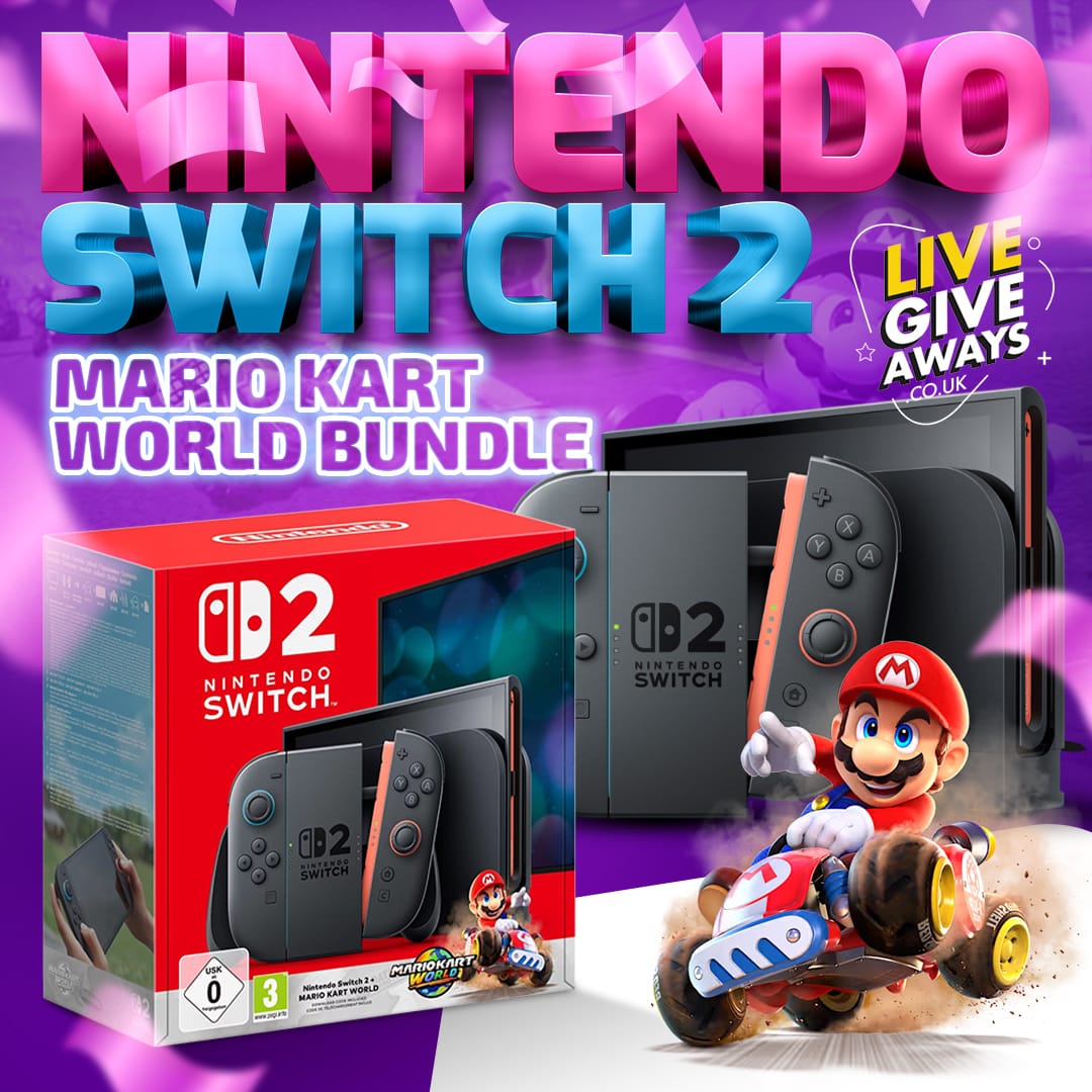 Nintendo Switch 2 Mario Kart World Bundle + 10 Lucky Numbers!