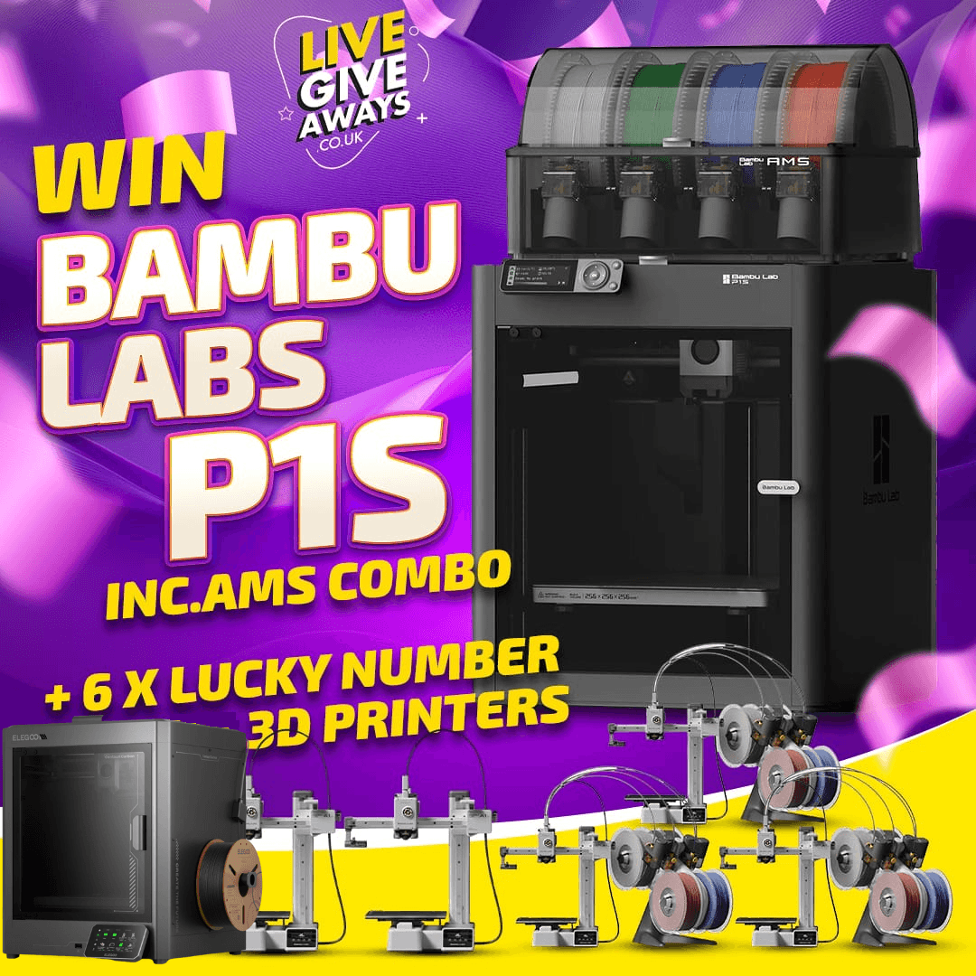 Bambu Labs P1S with AMS + 6 x Lucky Number A1 mini AMS/Centauri Carbon 3D Printers! 🧩