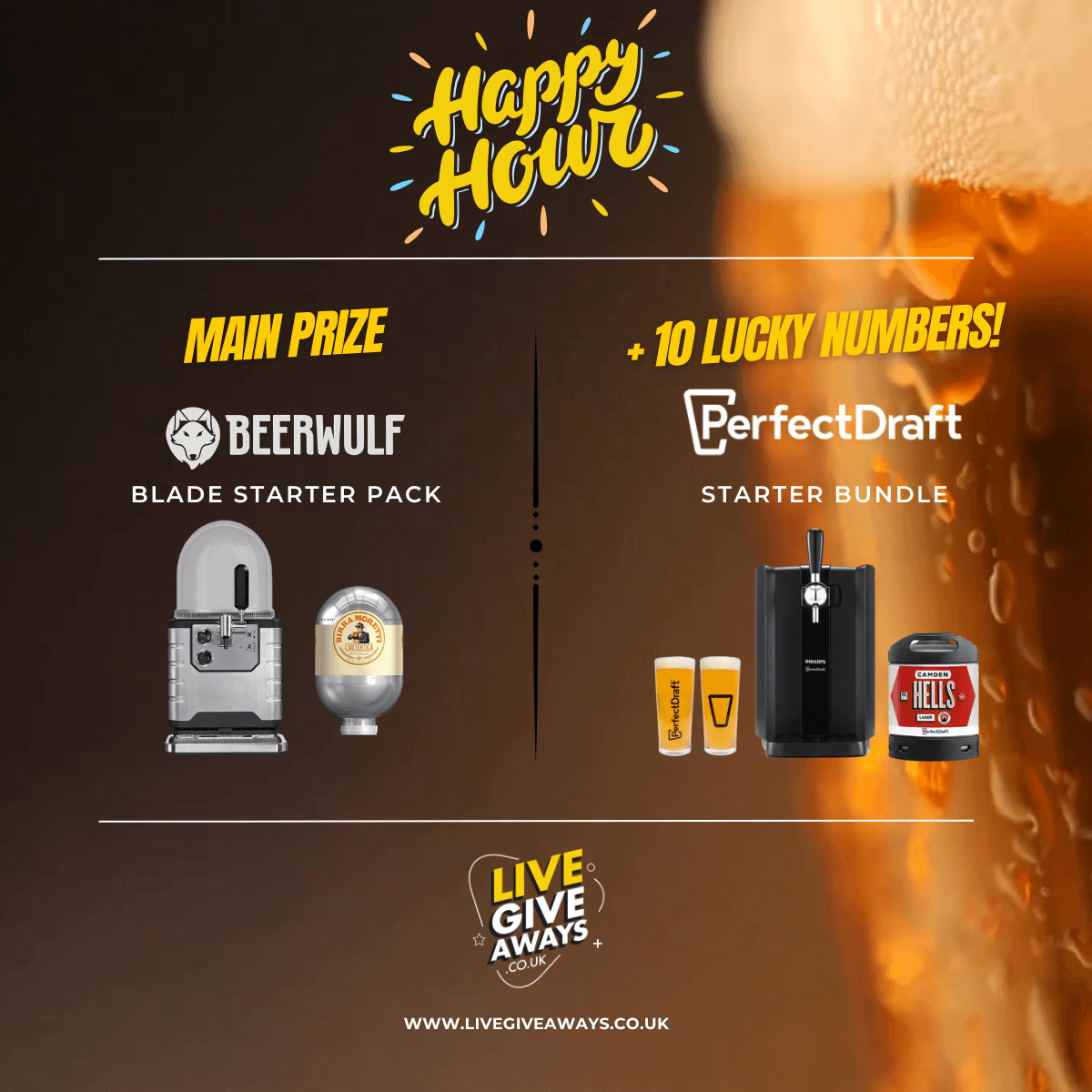 Beerwulf BLADE Starter Pack + 10 Lucky Number PerfectDraft Black Starter Bundles! 🍻