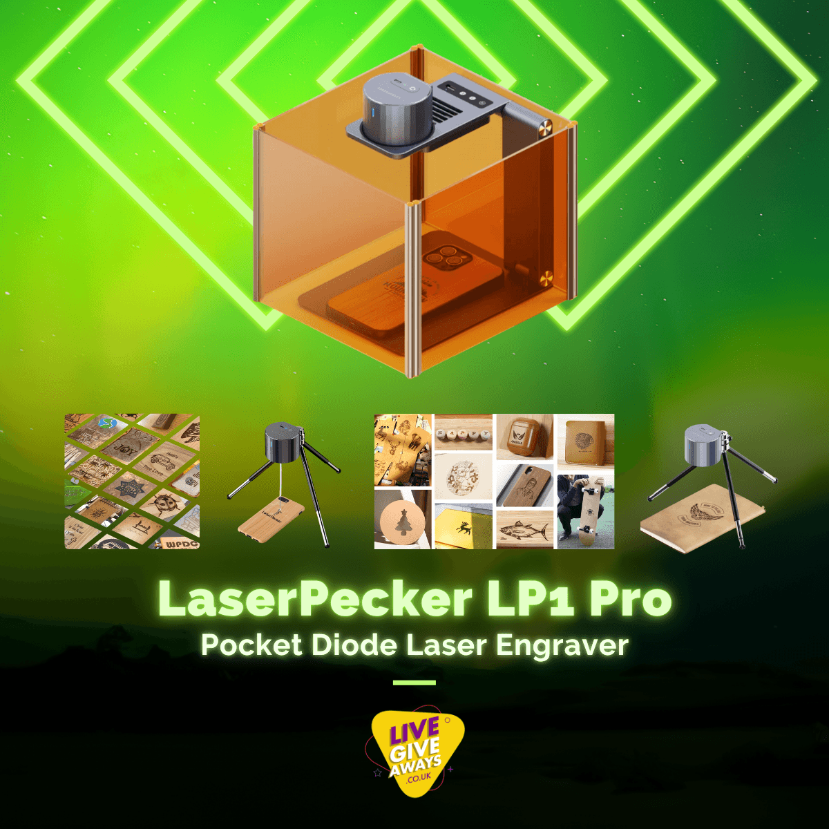 LaserPecker LP1 Pro - Pocket Diode Laser Engraver