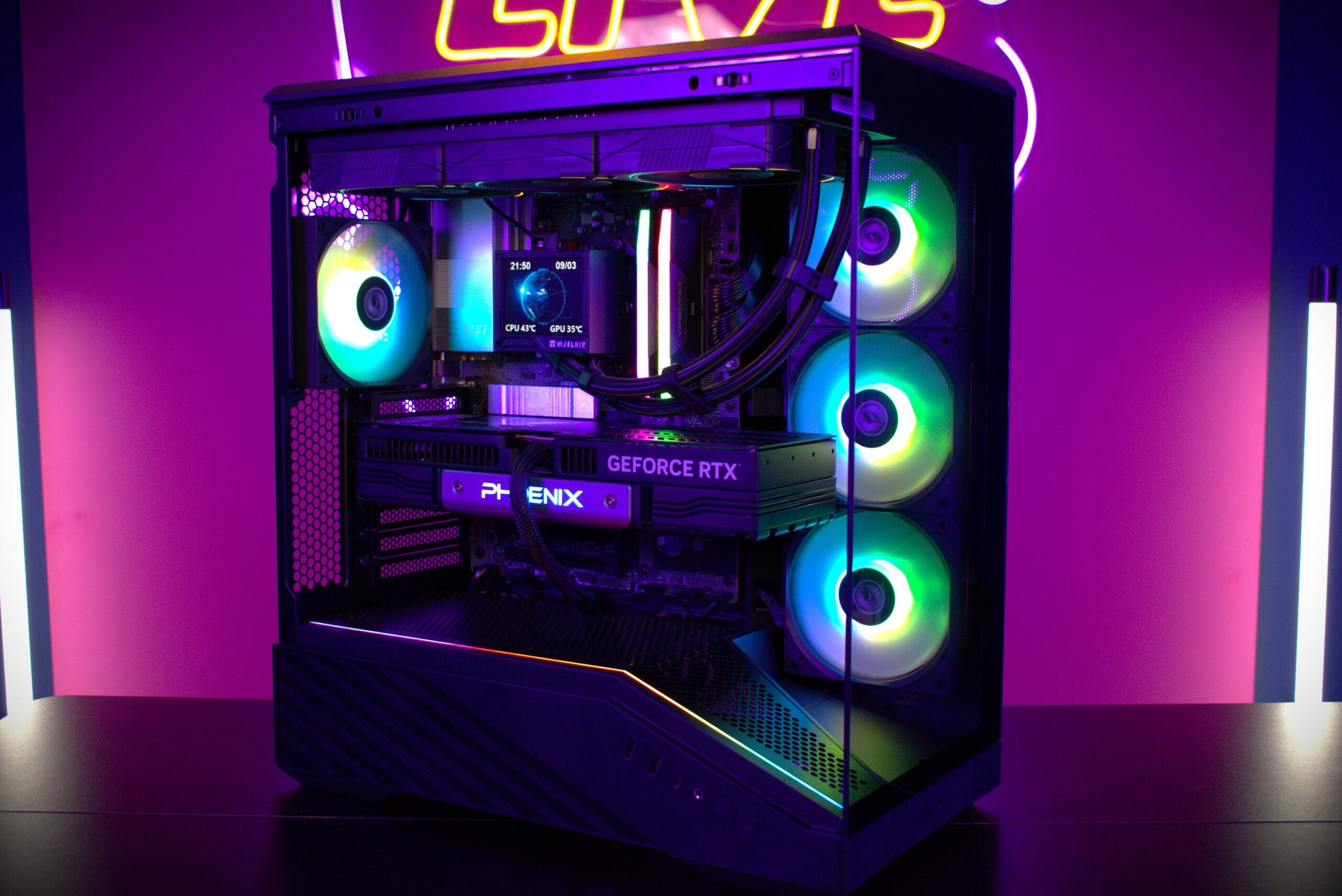 9800X3D RTX 5080 Watercooled Gaming PC + 10 x RTX 5070 Gaming PC Lucky Numbers!