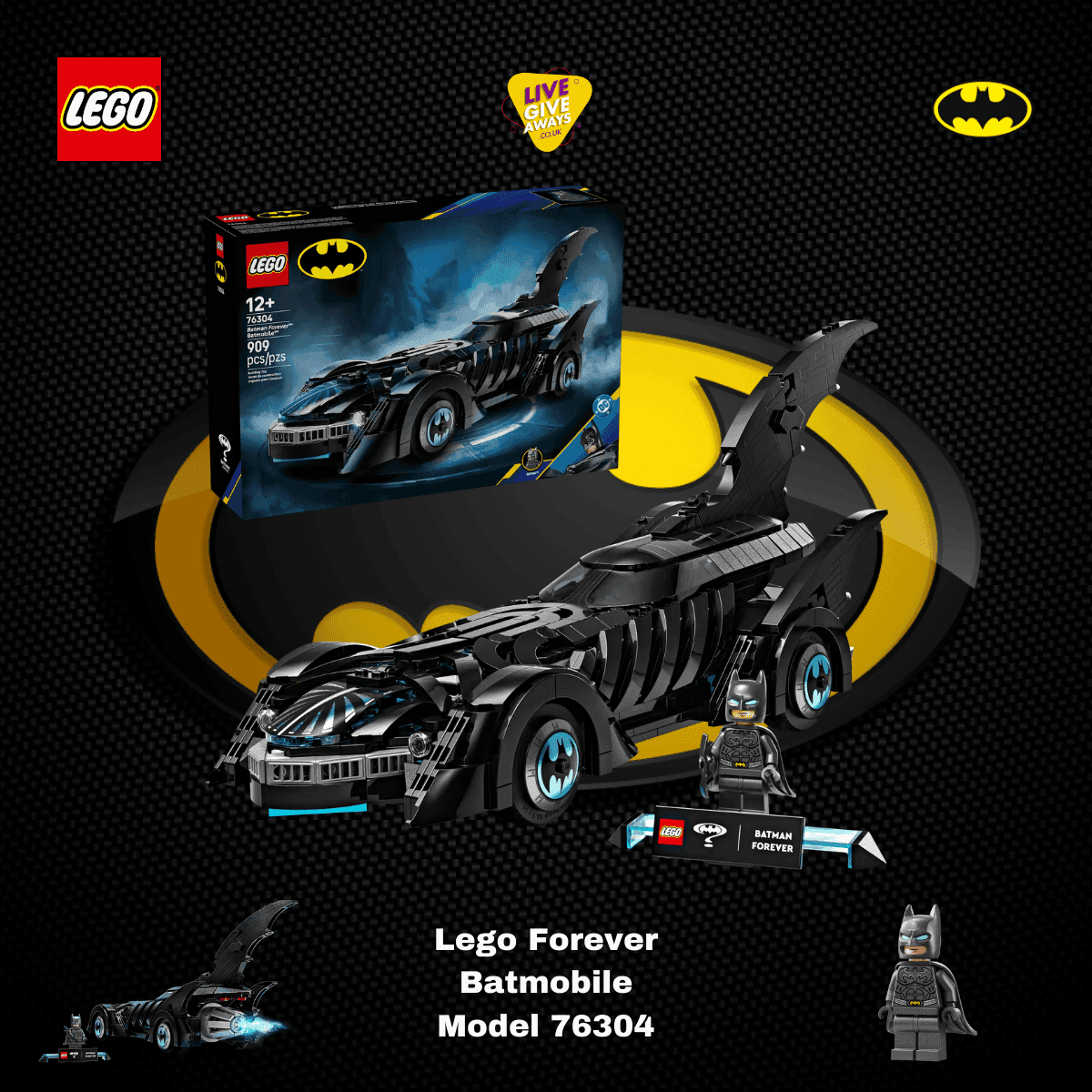 🦇 Lego Batman Forever: Batmobile - Model 76304 🦇