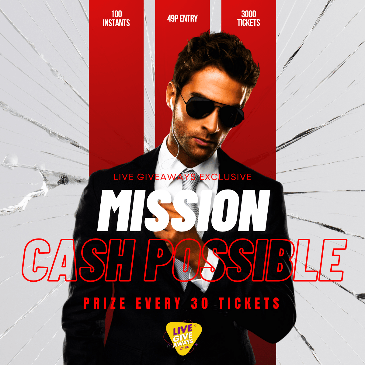 🎯🕵️♂️ Mission Cash Possible: Operation Money Drop 💼💣Prize every 30 Tickets!