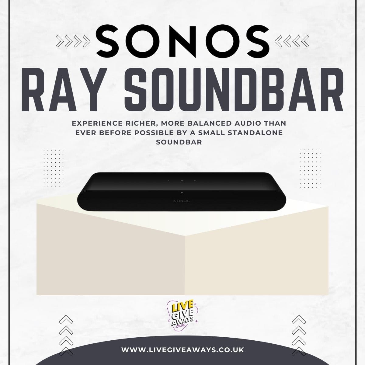 Sonos Ray Soundbar - All-In-One Soundbar 🎶🎵