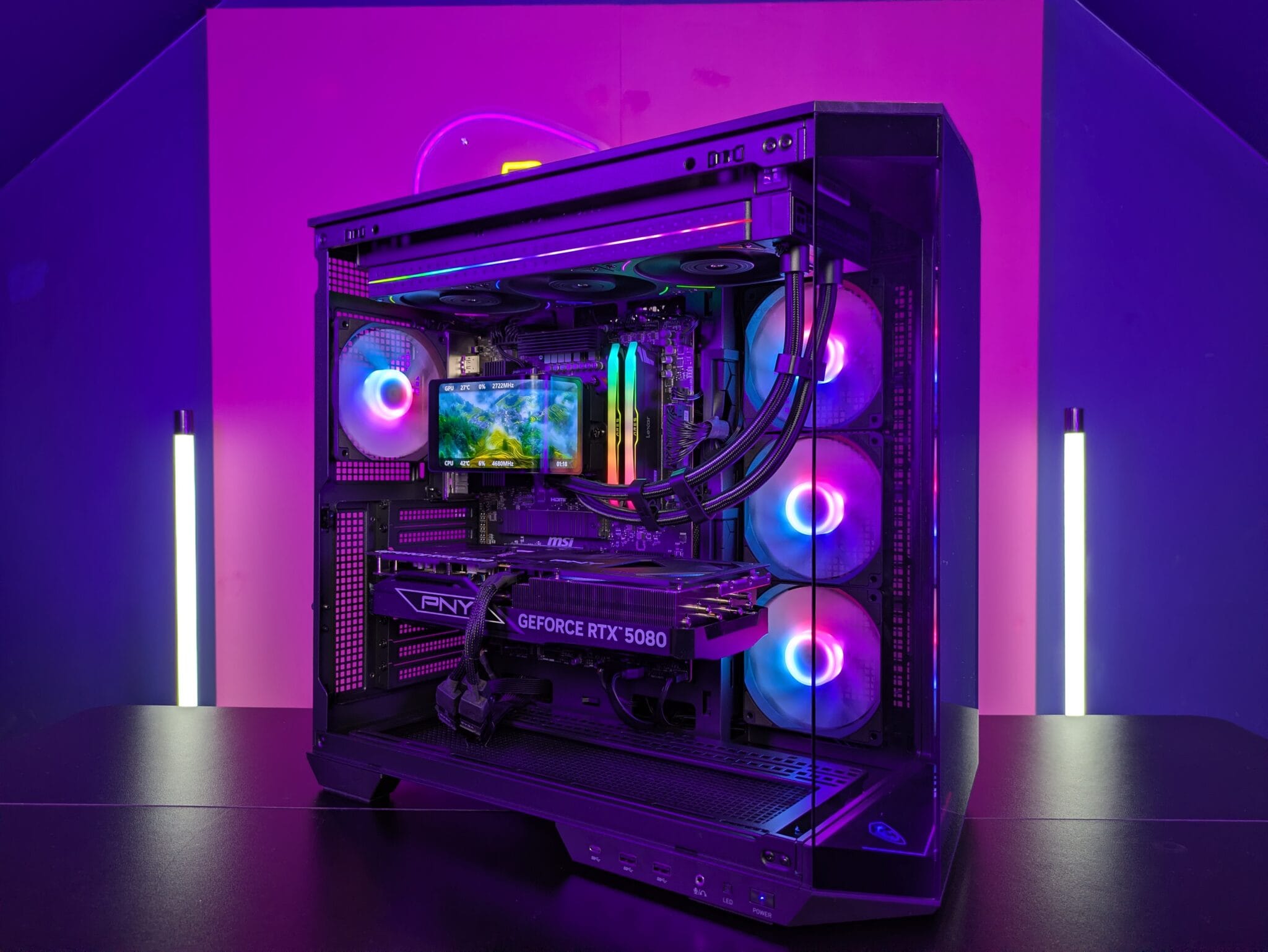 Pc Competition 9800X3D RTX 5080 Watercooled Gaming PC + 10 x RTX 5070 Gaming PC Lucky ...