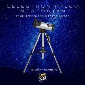 Celestron 114LCM Newtonian Computerised Reflector Telescope + 10 Lucky Numbers! 🌍🔭