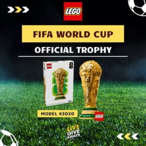 🏆⚽ LEGO FIFA World Cup Official Trophy ⚽🏆 (Model 43020) + 10 Lucky Numbers!
