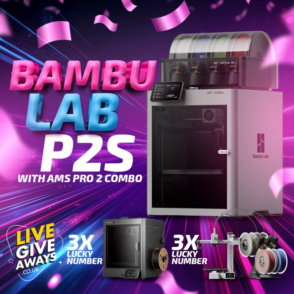 LATEST Bambu Labs P2S with AMS Pro 2 Combo + 6 x Lucky Number A1 mini ...
