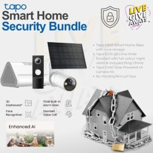 🔒 Tapo Smart Home Security Bundle 🔒 + 10 Lucky Numbers!