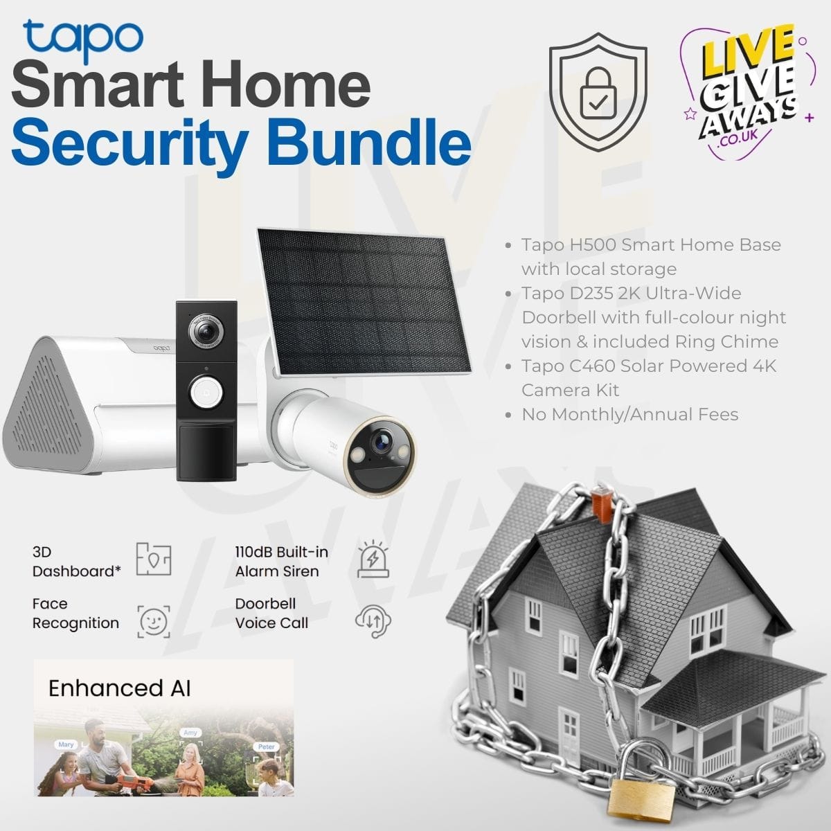 π Tapo Smart Home Security Bundle π + 10 Lucky Numbers!