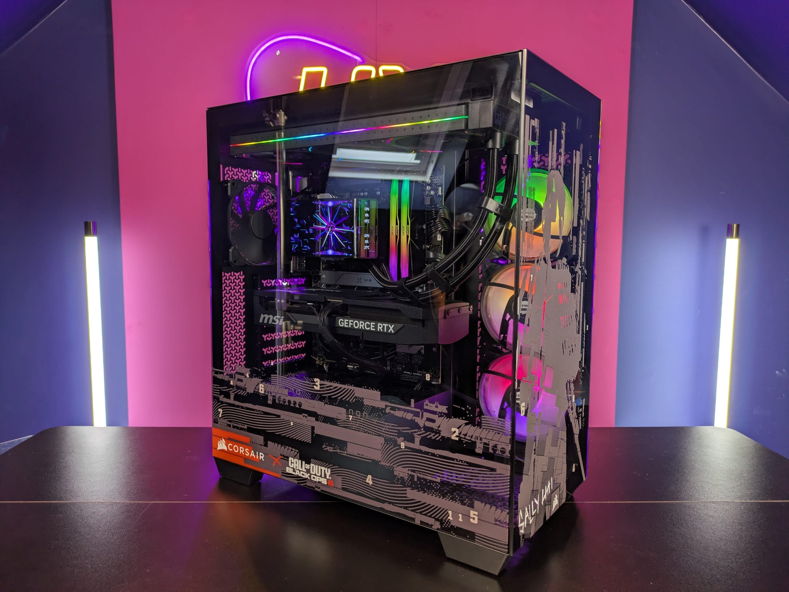 Cod Arm Computer 💻🏆 Call of Duty Edition 9800X3D RTX 5080 Watercooled Gaming PC 🏆💻 +⚡10 ...