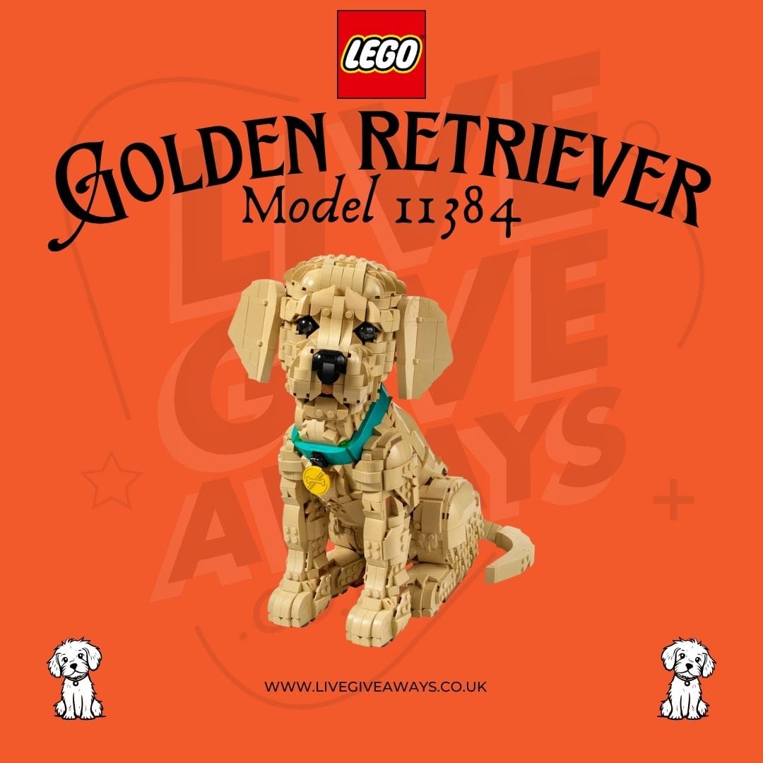 🐾 LEGO Golden Retriever Puppy 🐾 + 10 Lucky Numbers!