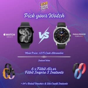 ⌚✨ Pick Your Watch: Apple Watch Series 11 Aluminium 46mm GPS, Samsung Galaxy Watch 8 Classic 46mm Bluetooth & 4G!