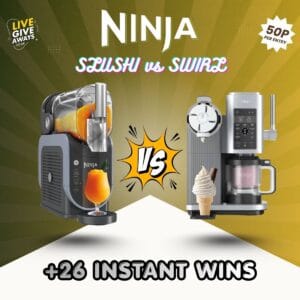 🍦🍸 GO NINJA - Ninja SLUSHi Frozen Drink Maker OR Ninja Swirl by Creami 13-in-1 Soft Serve & Ice Cream Maker 🍸🍦 + 26 Instants Wins!