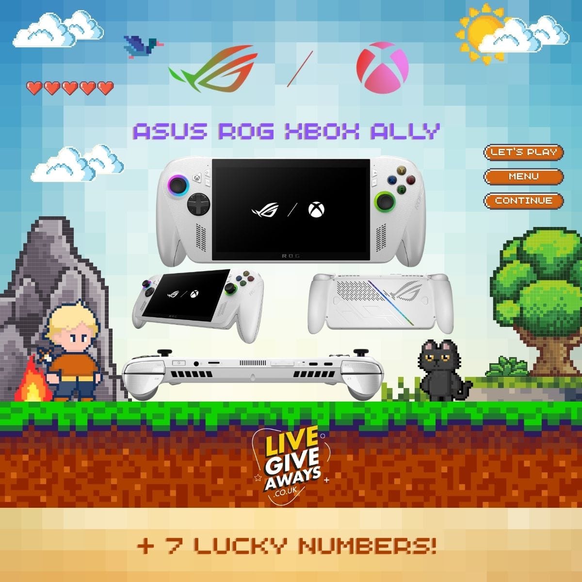 🕹️ ROG Xbox Ally Handheld Console 🕹️ + 7 Lucky Numbers!