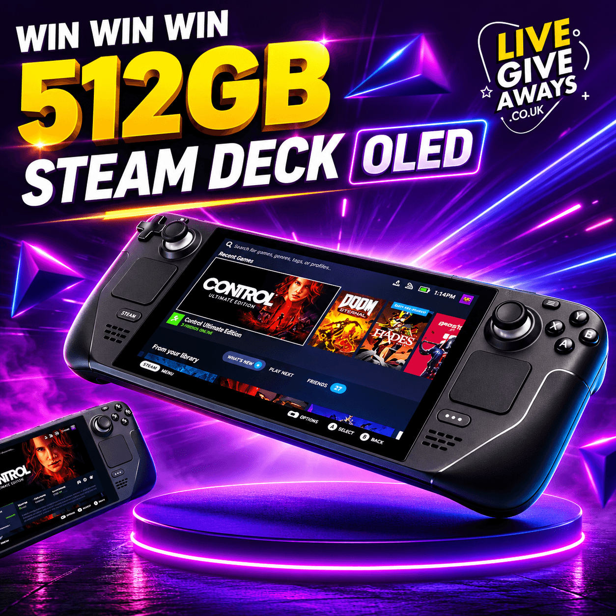 Steam Deck OLED 512GB 🎮 + 7 Lucky Numbers!