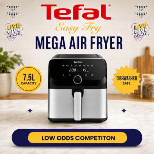 Tefal Easy Fry Mega Air Fryer 7.5L + 3 Lucky Numbers 🧑🍳 LOW ODDS