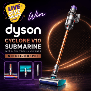 Dyson Cyclone V10 Submarine Wet & Dry Vacuum Cleaner in Nickel/Copper