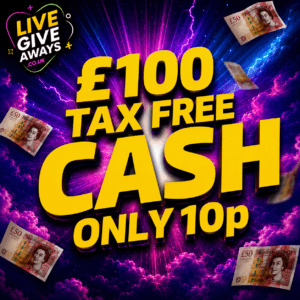 £100 Tax Free Cash for 10p! 💵