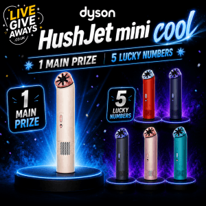Dyson HushJet Mini Cool 🥶 + 5 HushJet Lucky Numbers!