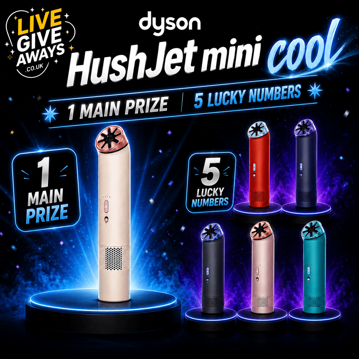 Dyson HushJet Mini Cool 🥶 + 5 HushJet Lucky Numbers!