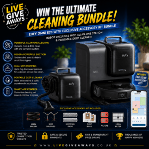 eufy Omni E28 with Exclusive Accessory Kit Bundle, Robot Vacuum & Mop, All-in-One Station, & Portable Deep Cleaner