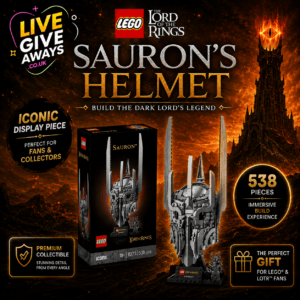 ⛑️ LEGO: The Lord Of The Rings: Sauron's Helmet ⛑️ + 5 Lucky Numbers!