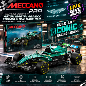 Meccano Pro Limited Edition Aston Martin Aramco Formula One Race Car Construction Set ποΈ