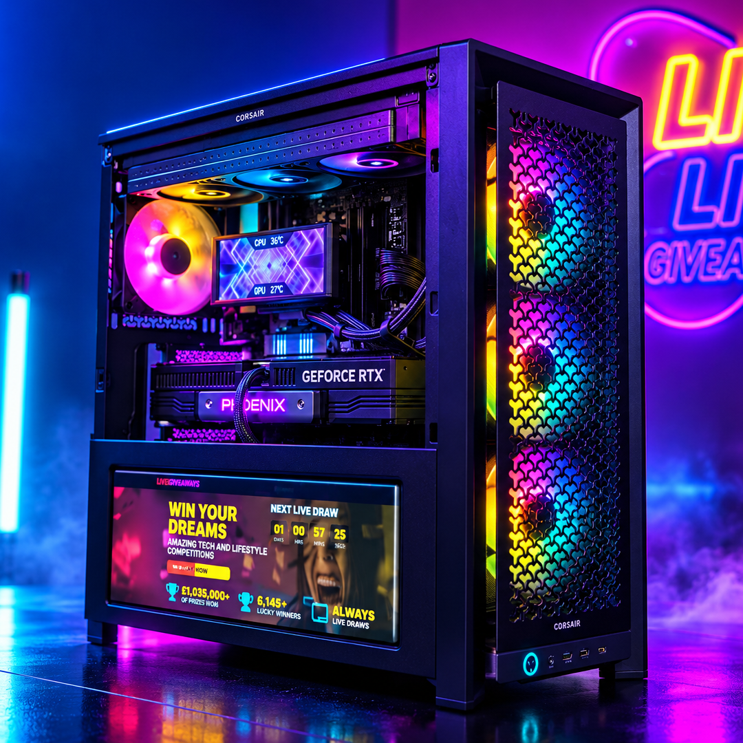 💻🏆 9800X3D RTX 5080 Watercooled Gaming PC 🏆💻 +⚡13 MEGA RTX 5070 32GB DDR5 Gaming PC Bundles + 50 x £100 Instants! - Image 2