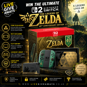 Nintendo Switch 2 The Legend of Zelda 40th Anniversary Edition Console